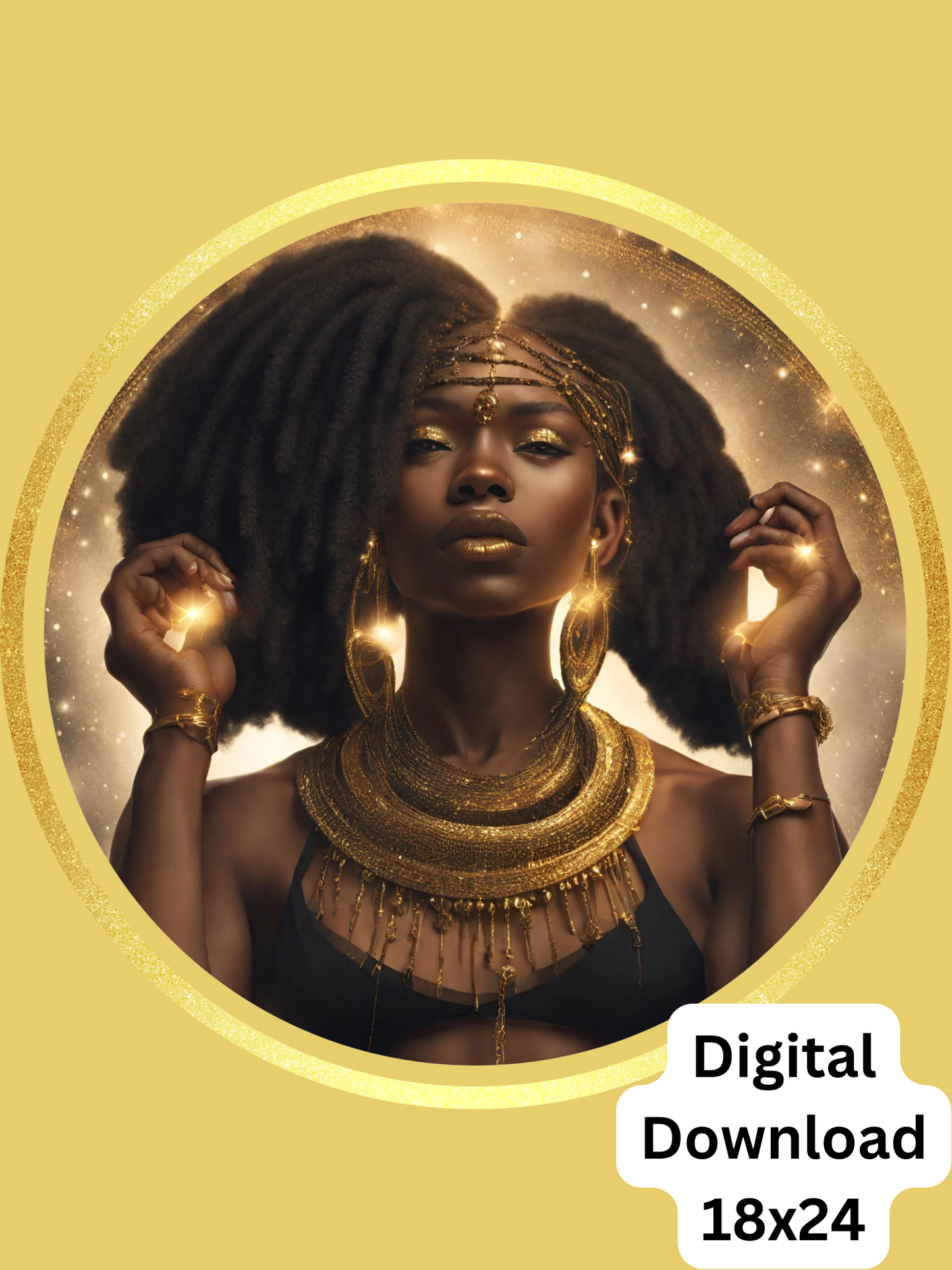 Golden Goddess: Radiance of Locs