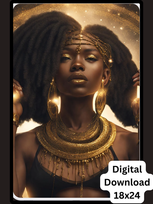 Golden Goddess: Radiance of Locs