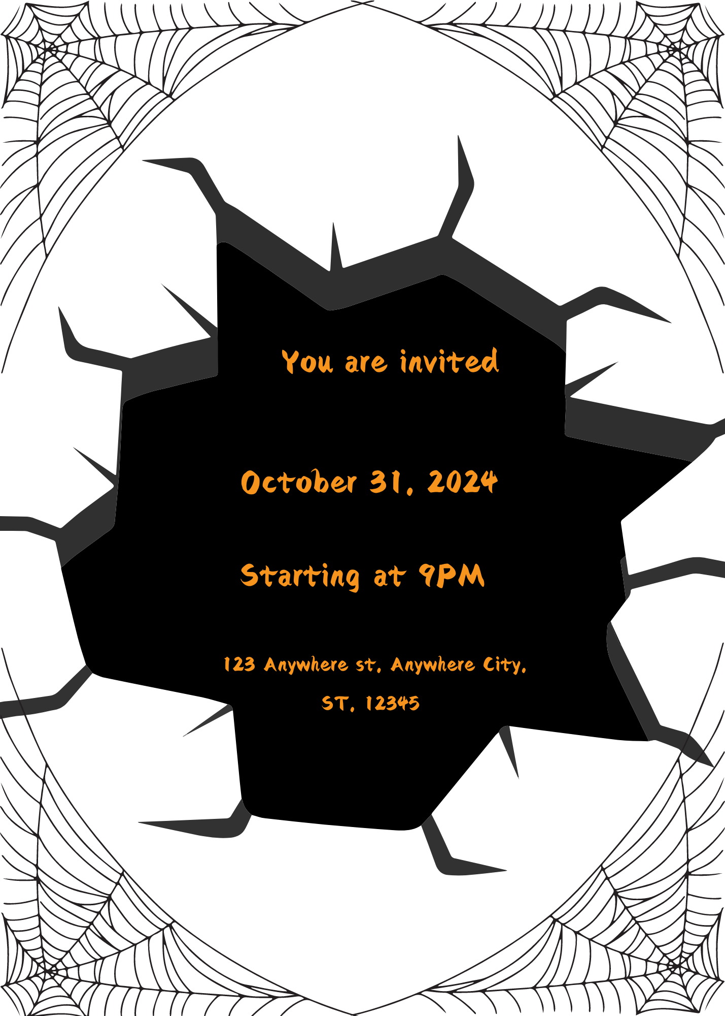 Halloween Invitation Card